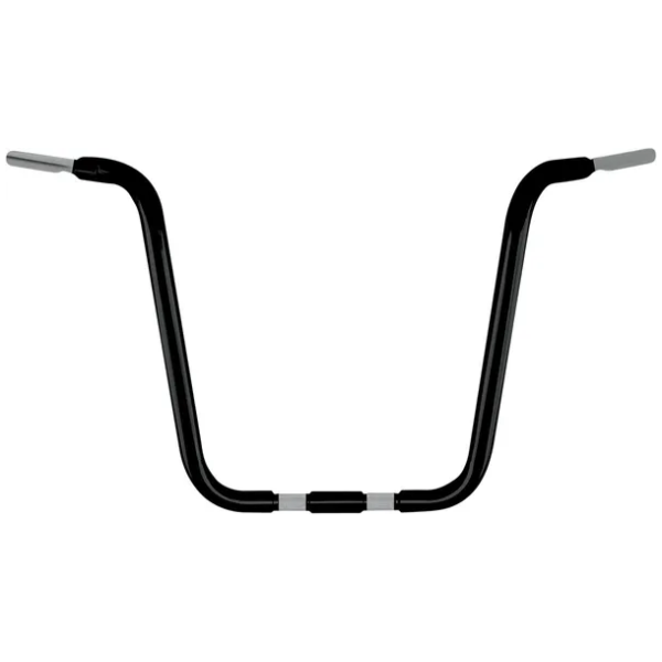 HANDLEBAR 1.25" CHUBBY SPRINGER APE-HANGER 16" RISE BLACKOUT SERIES
