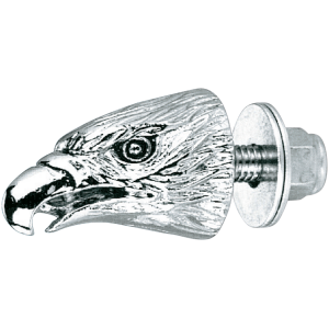 EAGLE'S HEAD KROMMETS GZP Chrome eagle Head krommet black eyes