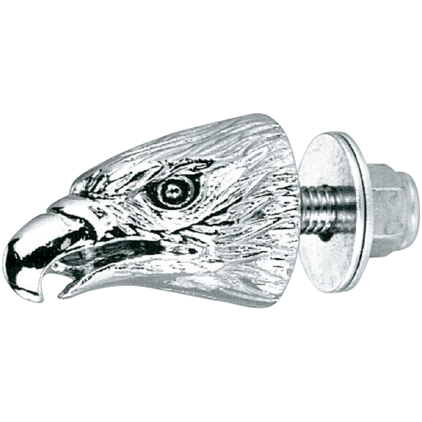 EAGLE'S HEAD KROMMETS GZP Chrome eagle Head krommet black eyes