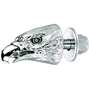 EAGLE'S HEAD KROMMETS GZP Chrome Eagle head krommet red eyes