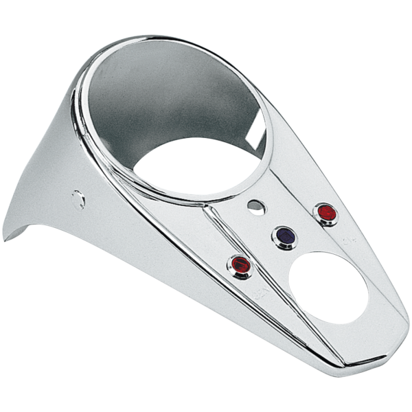 THREE-LIGHT DASH FOR FAT BOB TANKS GZP 3-lght dash f/elctr XL spdo D=3.625"