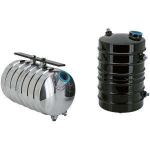 ALUMINUM "BEEHIVE" OIL TANKS GZP Blk vertical mount Beehive oiltank