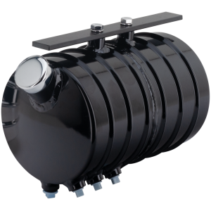 ALUMINUM "BEEHIVE" OIL TANKS GZP Blk horizontal mount Beehive oiltank