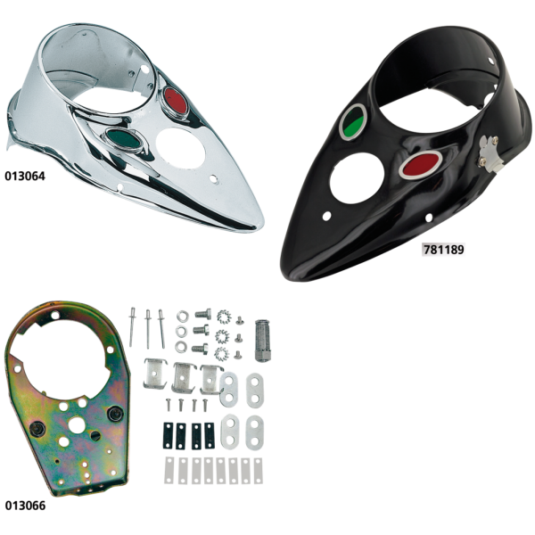 CAT-EYE DASH FOR FAT BOB TANKS Cateye dash Two lights