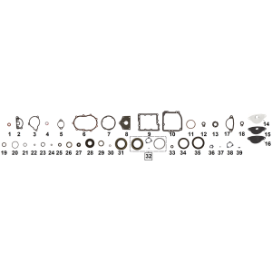 TRANSMISSION GASKET & SEALS FOR 1936-1986 4 SPEED BIG TWIN GZP Oil seal, inner primary BT70-84