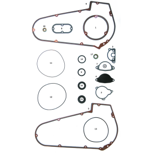 GASKETS, O-RINGS AND SEALS FOR ALUMINUM PRIMARY ON 1965-1986 4 SPEED BIG TWIN GZP 10pck O-ring chain housing BT70-82