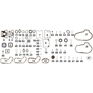 TRANSMISSION GASKET AND SEALS FOR 6-SPEED TWIN CAM GZP 10pck O-ring clutch cable #11179