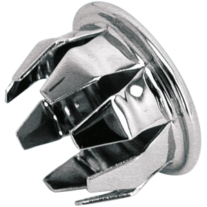 CHROME HANDLEBAR END PLUG GZP 10pck bar end plug 15/16" chrome