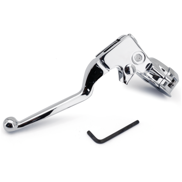 CHROME HANDLEBAR CONTROLS FOR 1982-1995 MODELS GZP Clutch lever assy chrome 82-95