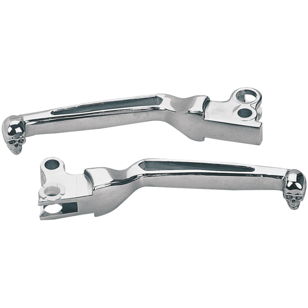 "BAD TO THE BONES"  Stealth Clutch lever skull red eye