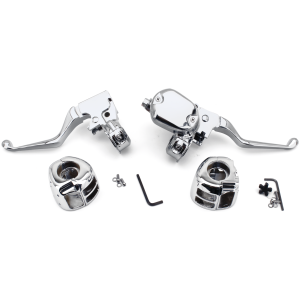 SPORTSTER HANDLEBAR CONTROL KITS GZP Handlebar contr kit XL07-13 9/16"bra