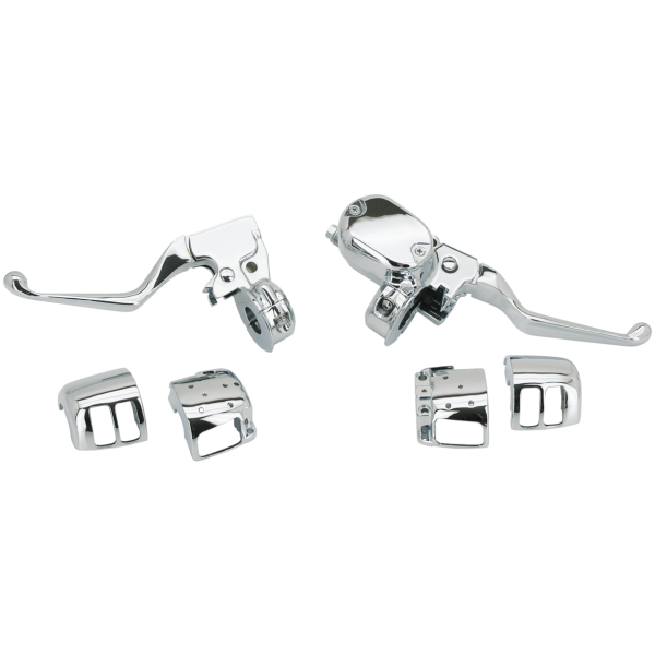 SPORTSTER HANDLEBAR CONTROL KITS GZP Handlebar contr kit XL07-13 1/2" bra