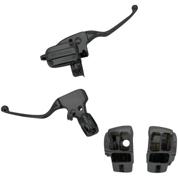 HANDLEBAR CONTROL KITS FOR TOURING MODELS GZP Blk HB controls cable cl FLH*08-16