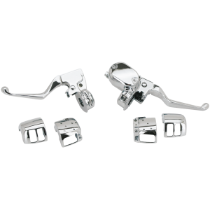SPORTSTER HANDLEBAR CONTROL KITS GZP Blk Handlebar ctrl kit XL07-13 1/2"