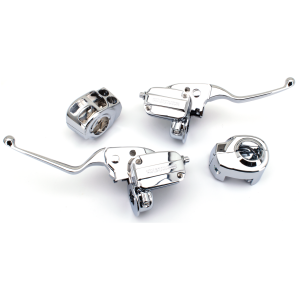 HANDLEBAR CONTROL KITS FOR TOURING MODELS GZP Chr handlebar controls FLH/T14-up