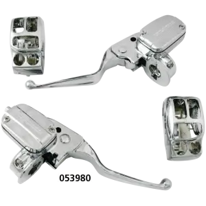 HANDLEBAR CONTROL KITS FOR TOURING MODELS GZP Chr HB controls Hydro FLH*14-16