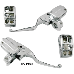 HANDLEBAR CONTROL KITS FOR TOURING MODELS GZP Chr HB controls Hydro FLH*17-20