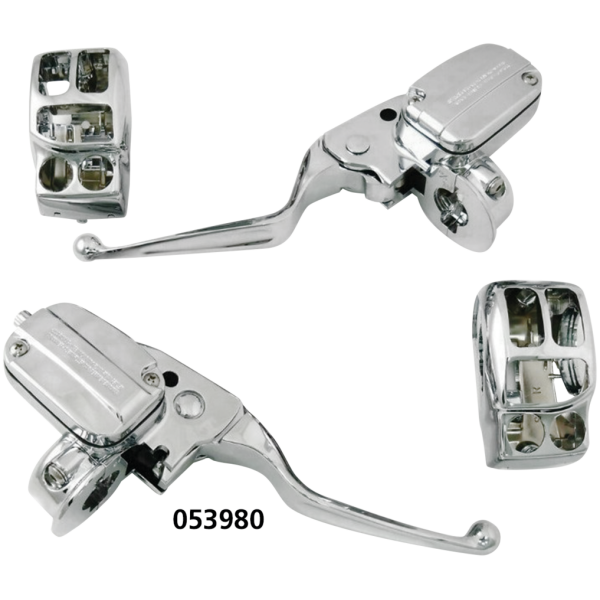 HANDLEBAR CONTROL KITS FOR TOURING MODELS GZP Chr HB controls Hydro FLH*17-20