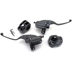 HANDLEBAR CONTROL KITS FOR TOURING MODELS GZP Blk HB controls Hydro FLH*17-20