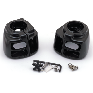 1996 STYLE HANDLEBAR CONTROL KITS GZP Black Switch housing kit 96-06
