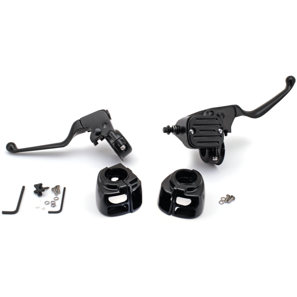 1996 STYLE HANDLEBAR CONTROL KITS GZP Matte Black Handlebar cntrl kit 11/1