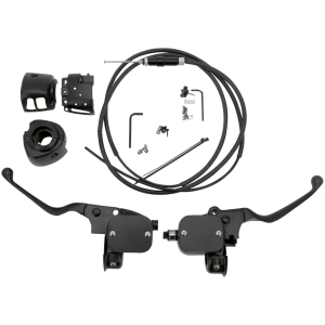 HYDRAULIC CLUTCH CONVERSION KITS FOR 1996-2022 SPORTSTER GZP Black Hydr clutch h/b cntrl kit XL96