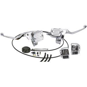 HYDRAULIC CLUTCH FOR BIG TWIN & TWIN CAM GZP Chr Hydr clutch h/b control kit BT96
