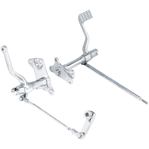 GZP Chrome forward control kit +2" XL86-