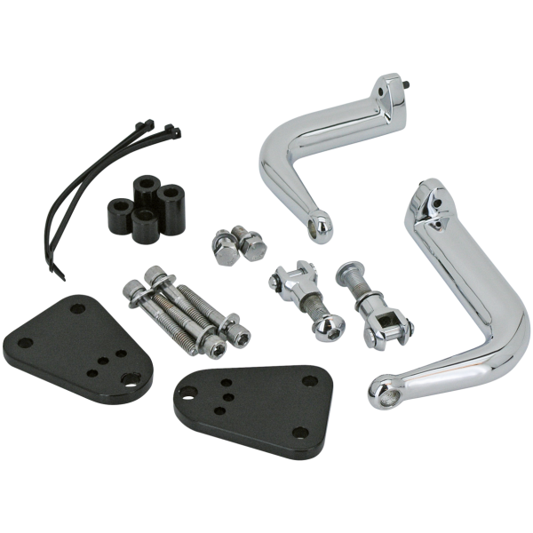 ADJUSTABLE HIGHWAY PEG SUPPORT KIT FOR SPORTSTER GZP Chr adjustable hiway peg support XL0