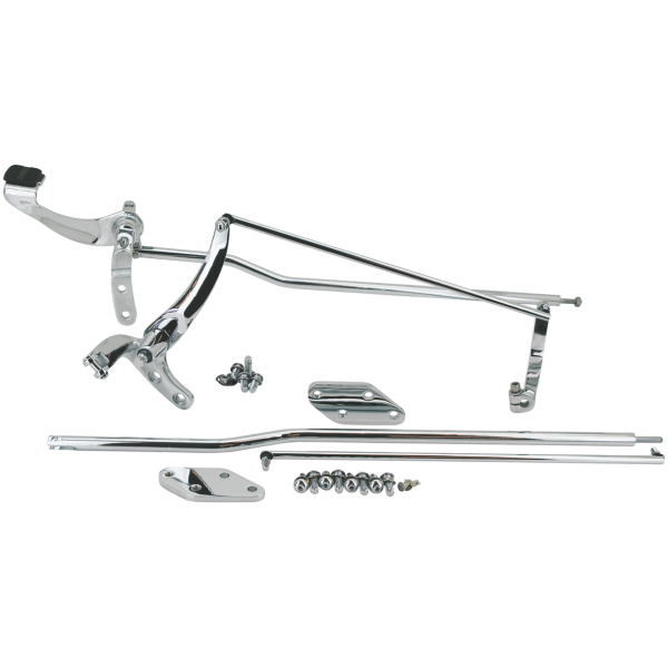 FORWARD CONTROL KIT FOR DYNA GLIDE GZP Chrome forward cntrl kit FXD06-17