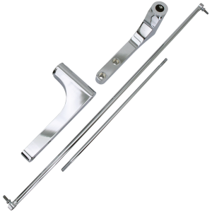 6" FORWARD CONTROL EXTENSIONS FOR SPORTSTER GZP Chr XL04-13 6" forward control exten