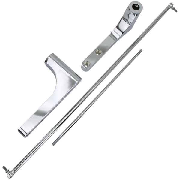 6" FORWARD CONTROL EXTENSIONS FOR SPORTSTER GZP Chr XL04-13 6" forward control exten