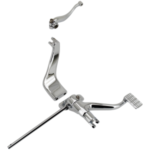 EXTENDED MID-CONTROLS FOR SPORTSTER & DYNA GZP Blk 2" Ext mid-control kit XL14-up