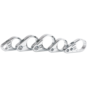 ZODIAC CHROME CABLE CLAMPS GZP Chrome plain 1-1/4" clamp Clutch cab