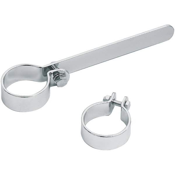 CHROME PIPE AND MUFFLER CLAMPS GZP Exhaust clamp 1 1/2 short