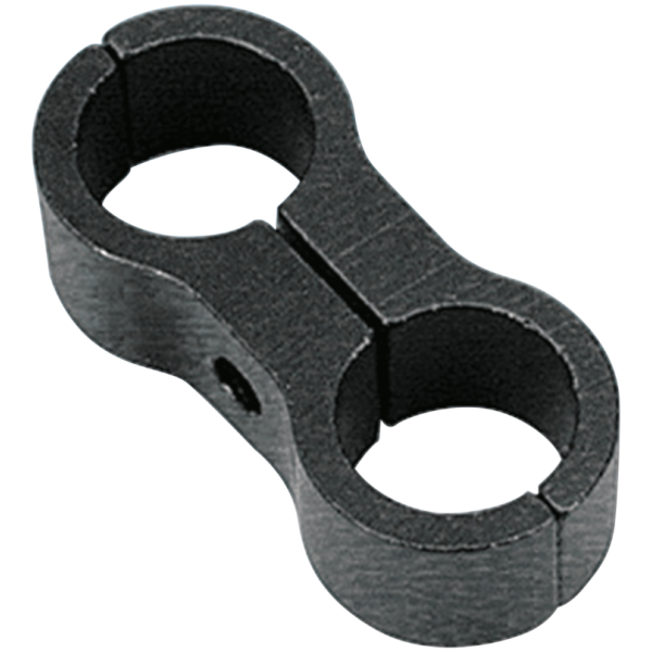 ANODIZED OIL AND FUEL LINE SEPARATORS GZP Oil/Fuel line clamp black anodize