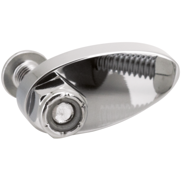 ADAPTOR PLATES FOR CUSTOM TURN SIGNALS GZP Chrome Solo turnsignal adapters