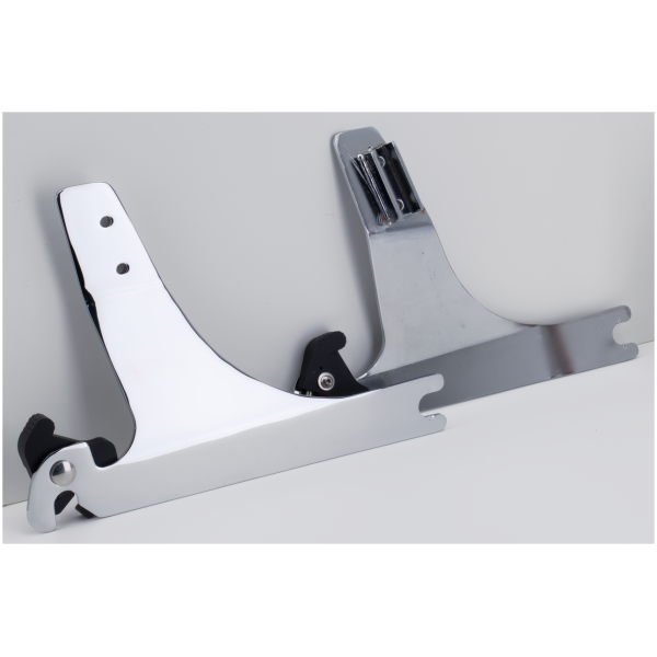 ROUND TOP DETACHABLE SISSY BAR GZP Chrome detach side plates FXD96-05