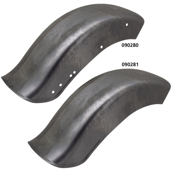FATSO EXTRA-WIDE STEEL FAT BOB REAR FENDER GZP 9" wide Fat Bob fender w/o holes