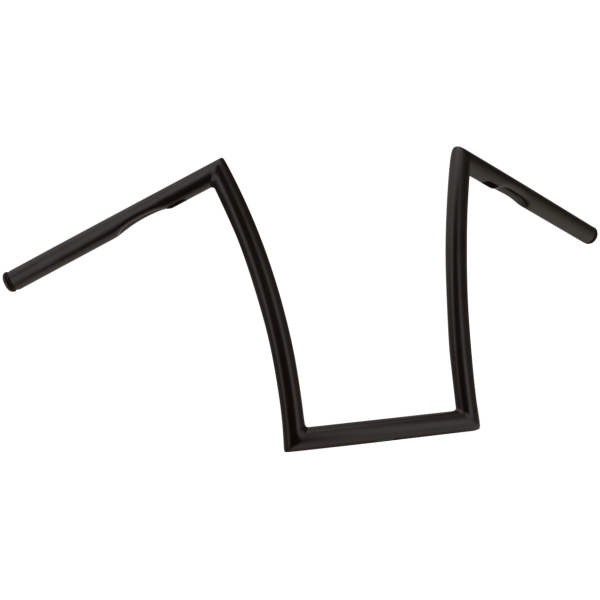 TYPHOON ONE INCH DIAMETER APE HANGER HANDLEBARS GZP Typhoon 13.5" handlebar Blk slotted
