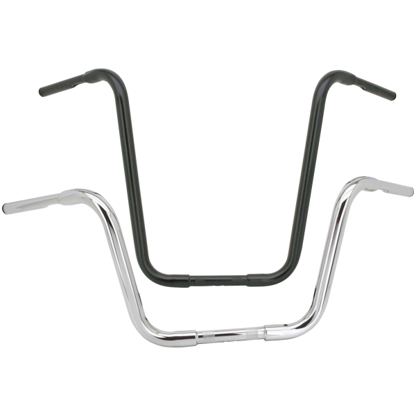 1 1/4 INCH PHAT APE HANGERS FOR 1 INCH RISERS AND CONTROLS GZP Chr 1-1/4" Apehanger handlebar 12" h