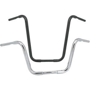 1 1/4 INCH PHAT APE HANGERS FOR 1 INCH RISERS AND CONTROLS GZP Blck 1-1/4" Apehanger handlebar 20"