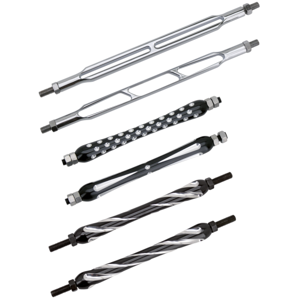 GENUINE ZODIAC BILLET CUSTOM SHIFTER RODS GZP Chrome hole-shot shift linkage