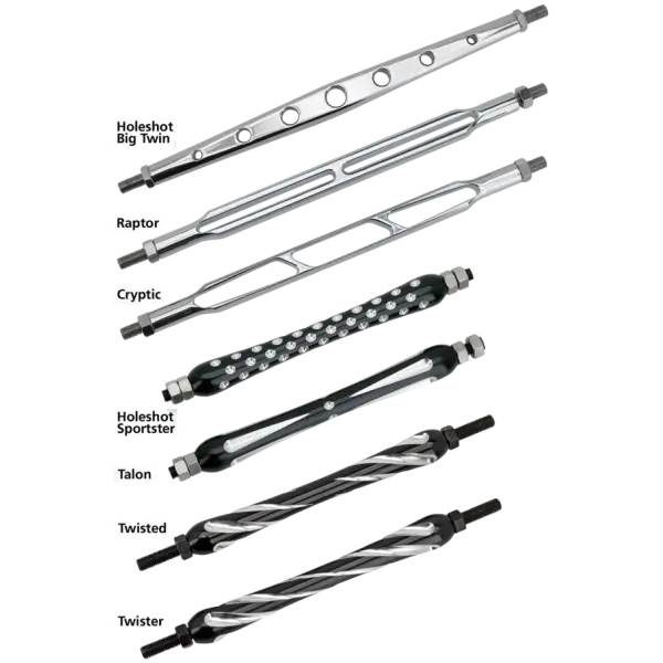 GENUINE ZODIAC BILLET CUSTOM SHIFTER RODS GZP Black/Cut Cryptic shift linkage