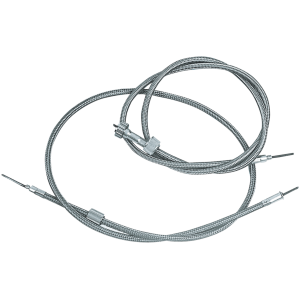 FRONT WHEEL DRIVE SPEEDO CABLES GZP Braided Clear Coated speedo cable L=