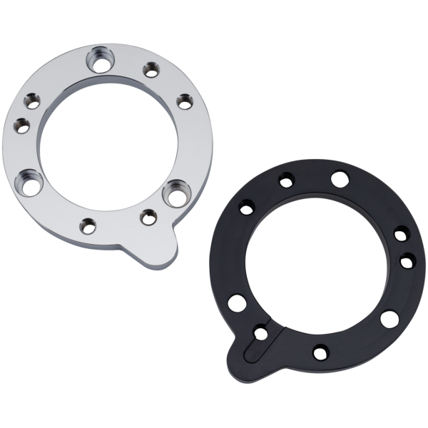 CV-STYLE AIR CLEANER TO S&S SUPER E ADAPTER GZP Chr CV aircleaner to S&S E adapter