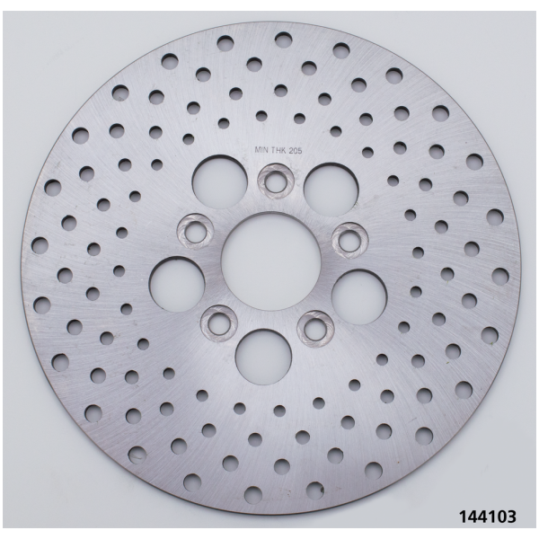 DISC BRAKE ROTORS FOR HARLEY-DAVIDSON GZP 10" St. steel disc drlld FX/FL72-84