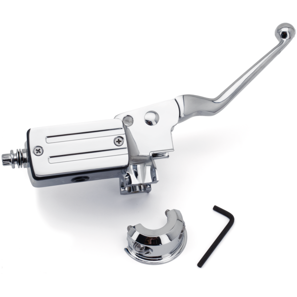 CHROME HANDLEBAR CONTROLS FOR 1982-1995 MODELS GZP Chrome master cylinder 11/16" piston