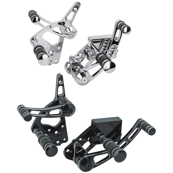 "GLADIATOR" BILLET ALUMINUM FORWARD CONTROL KITS FOR FX, FL AND SOFTAIL GZP Master cylinder rebuilt kit055101/02