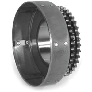 CLUTCH SHELL AND SPROCKET FOR 4 SPEED BIG TWIN Clutch drum only BT36-85